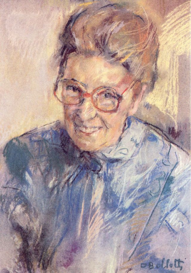 mati Julija Verhaeghe, portret od Dine Belotti